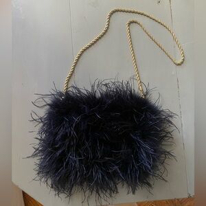 Zahara Mini Feather Pouch
